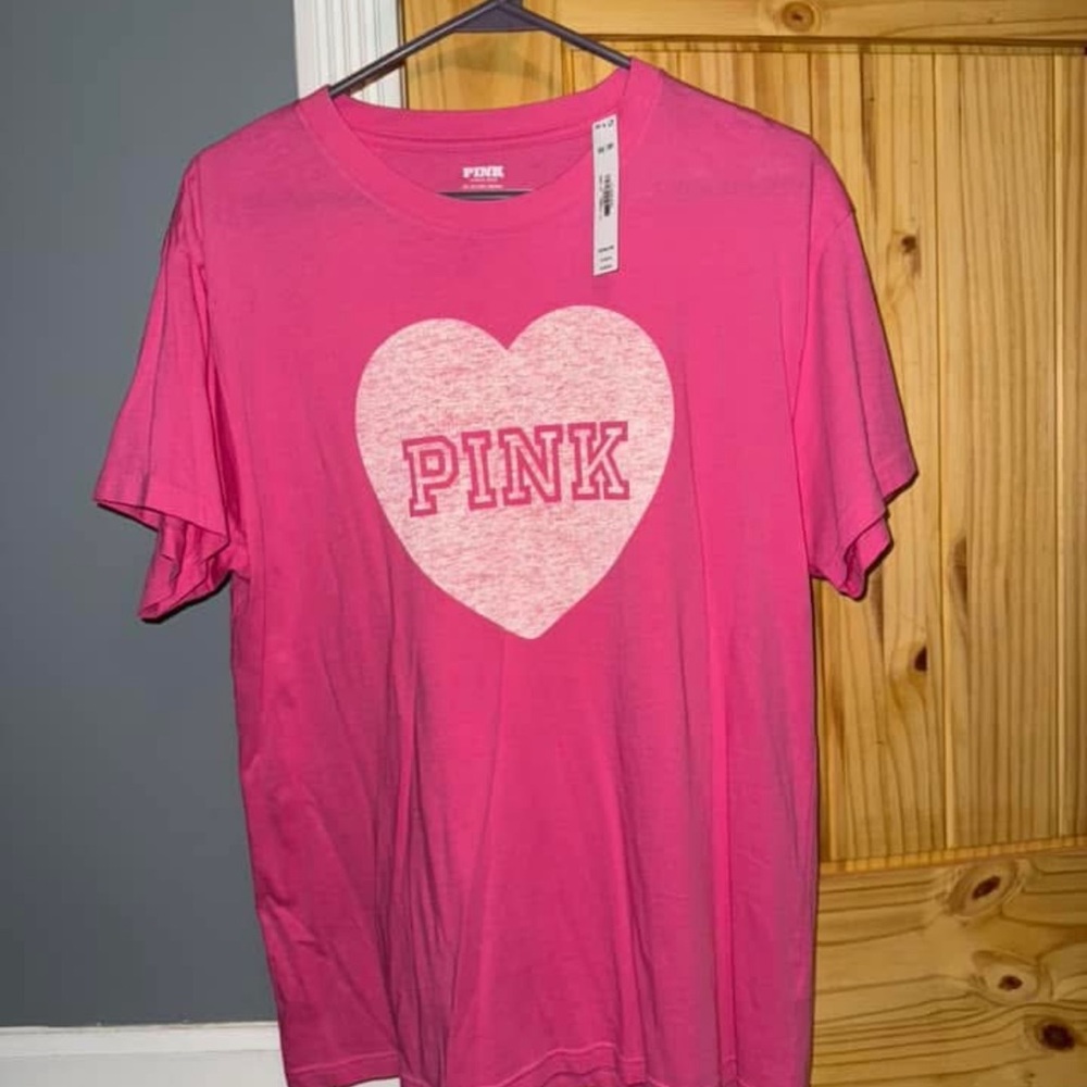 Pink Heart Graphic T-Shirt
